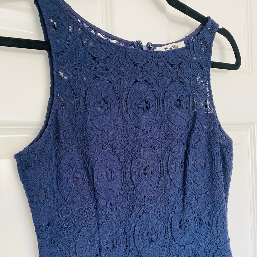 Juniors dress dark blue size 2